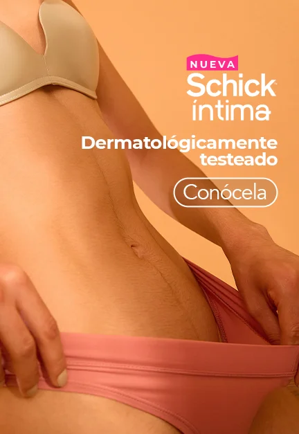 Conoce ya la nueva Schick íntima dermatológicamente testeada